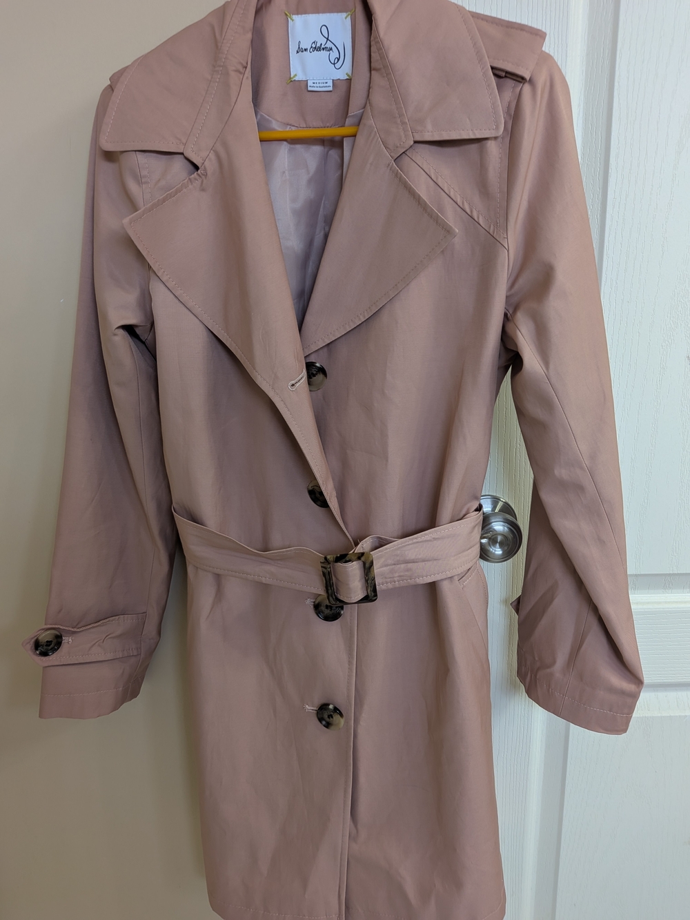Sam Edelman Dusty Rose Trench Coat